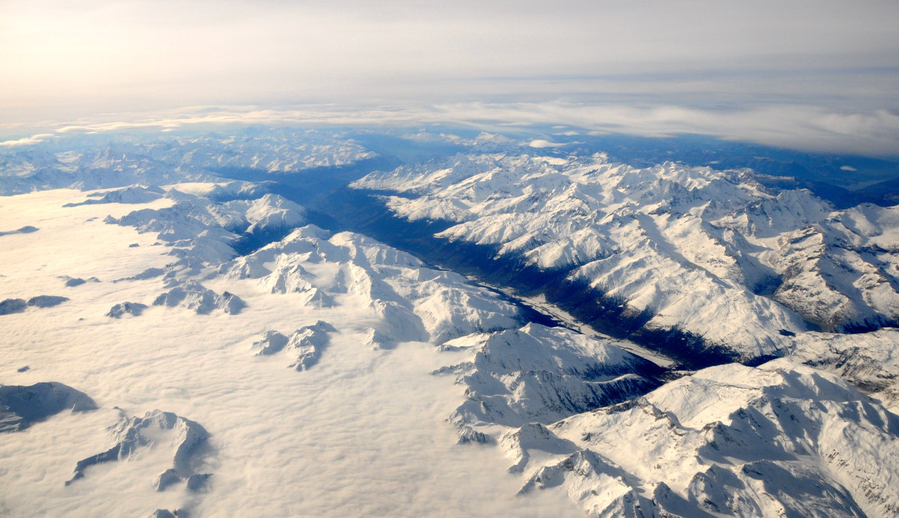 L'' Oberland bernese dall'' alto.